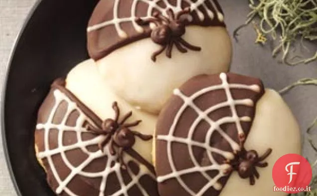 Biscotti ragno bianco e nero