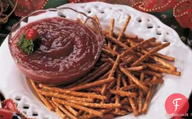 Salsa di pretzel rosso rubino