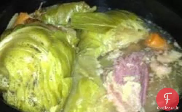 Manzo in scatola e cavolo cappuccio facili