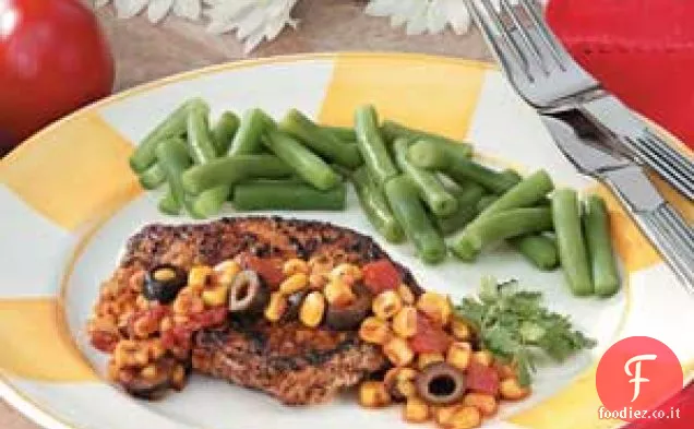 Costolette con salsa di mais