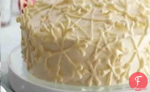 Torta fiocco di neve alla vaniglia