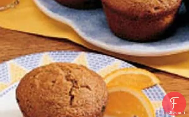 Muffin al miele e crusca