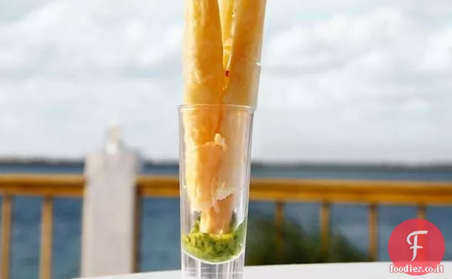 Grissini al formaggio al pesto