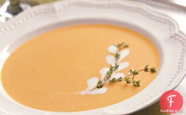 Bisque di zucca allo zenzero