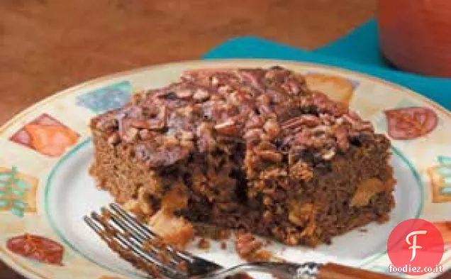 Torta di pan di zenzero e mele