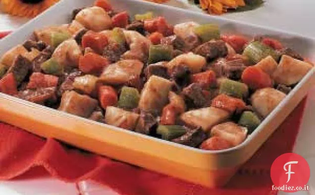 Spezzatino di manzo al forno