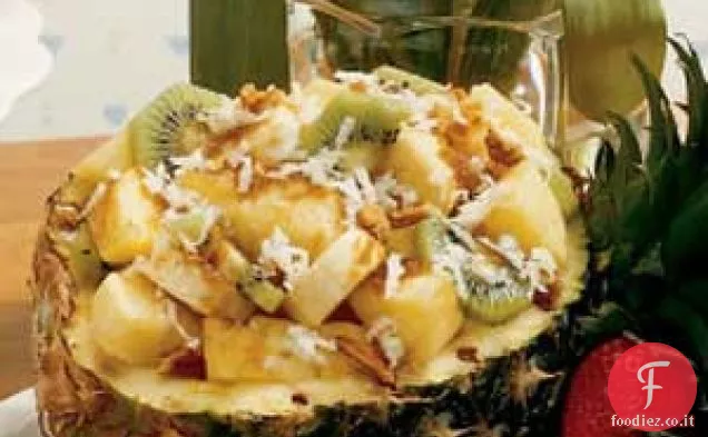 Barca di ananas festiva