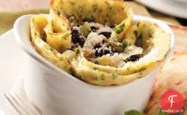 Coppe di frittata salate