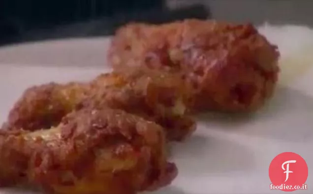 Cosce di pollo fritte piccanti