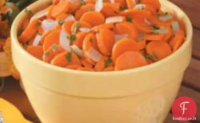 Monete di carota in zuppa
