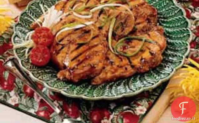 Pollo al sesamo e zenzero