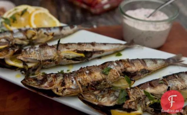 Sardine mediterranee al limone e aglio