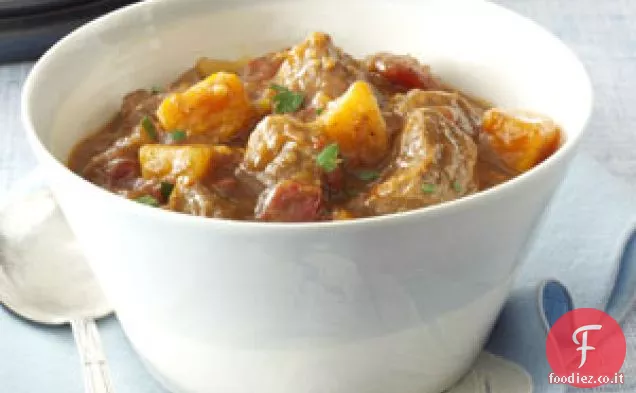 Stufato di manzo con zucca