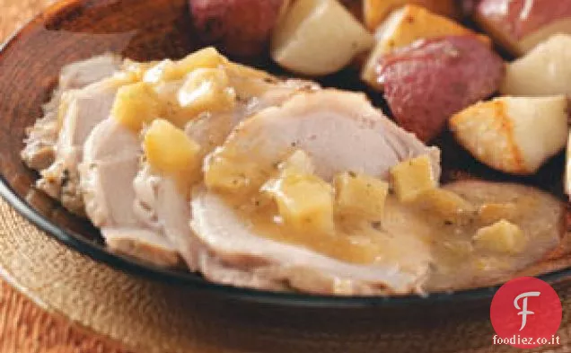 Arrosto di maiale alle mele