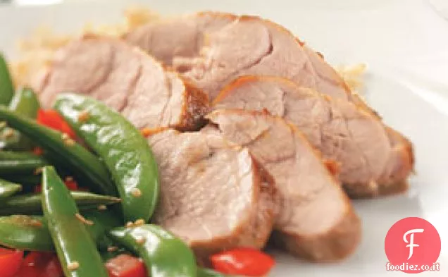 Filetto di maiale asiatico marinato