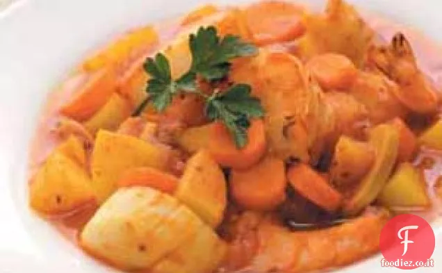 Stufato di pesce piccante