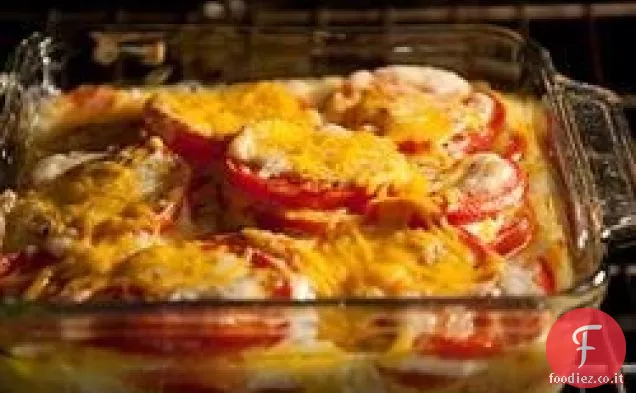 Casseruola di pomodori estivi