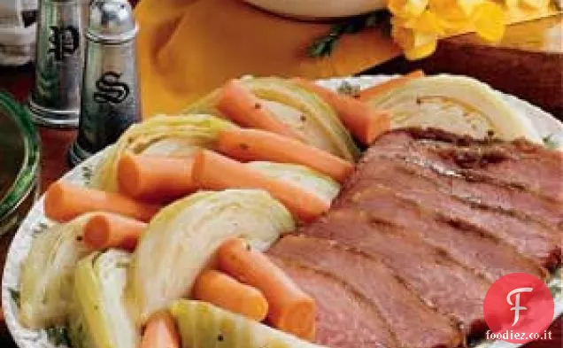 Manzo in scatola e cavolo