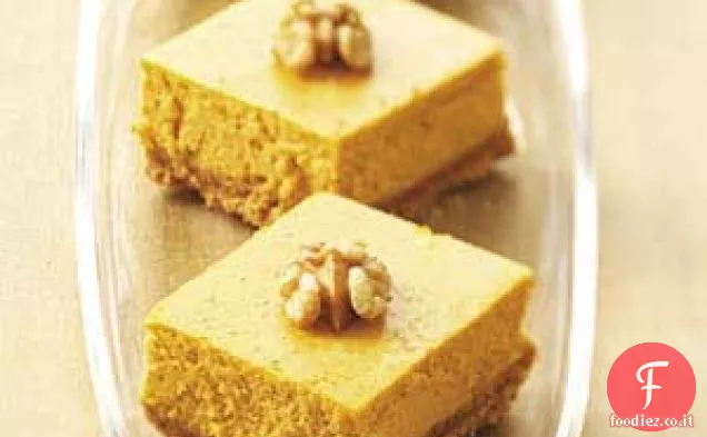 Barrette di crema di formaggio e zucca