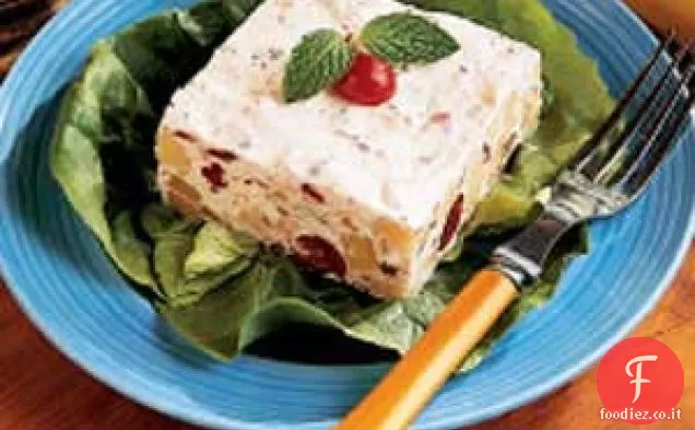 Insalata di mirtilli e banane congelate