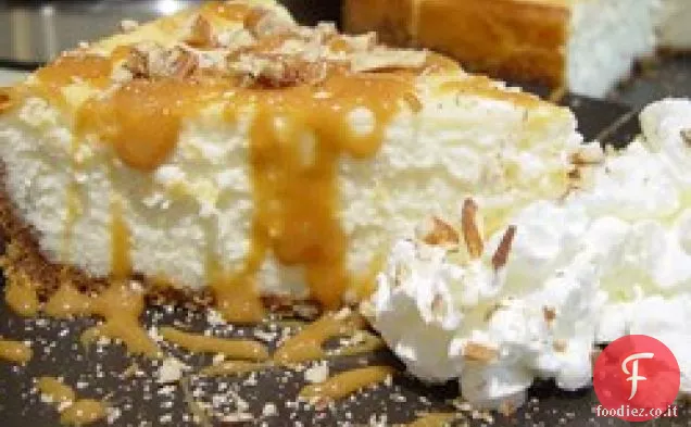 Cheesecake al caramello e noci pecan