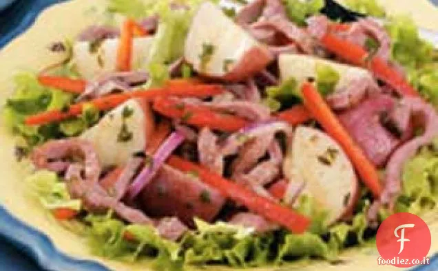 Insalata di patate con roast beef