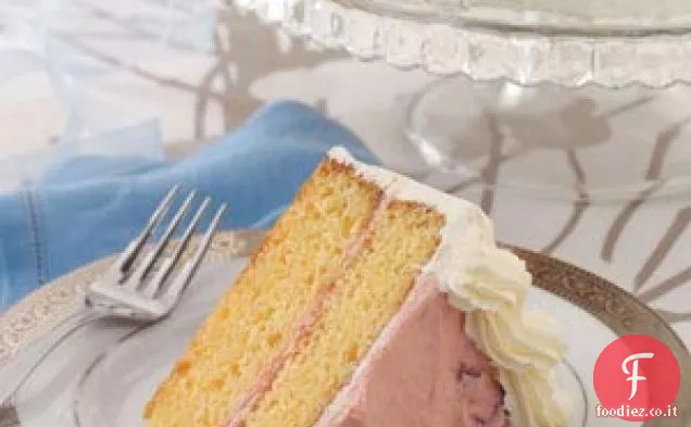 Torta all'arancia e mirtilli rossi