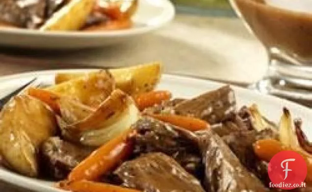 Arrosto di manzo e verdure per i giorni feriali