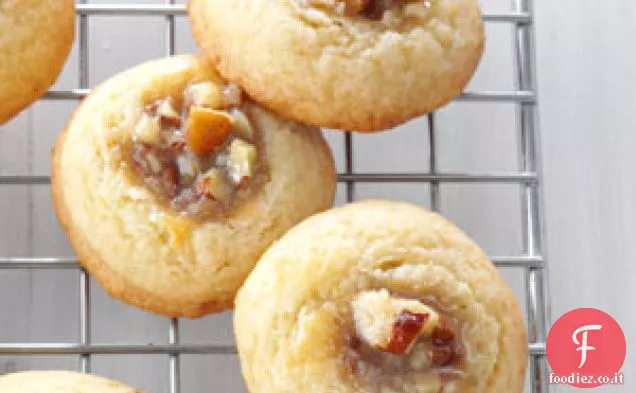 Impronte di torta di noci pecan