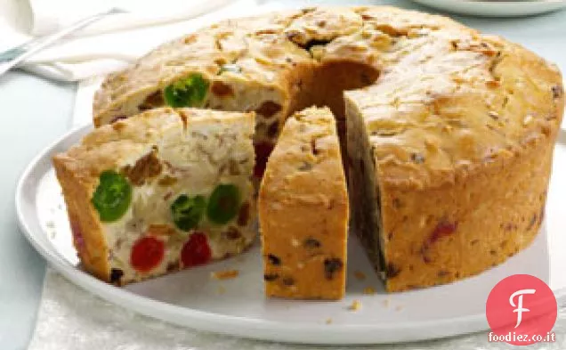 Torta di frutta bianca trasformata
