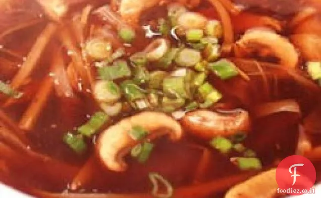 Zuppa piccante piccante e acida cinese