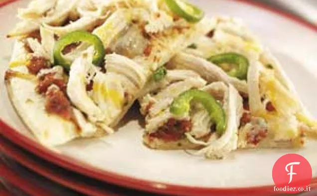 Pizza al pollo jalapeno