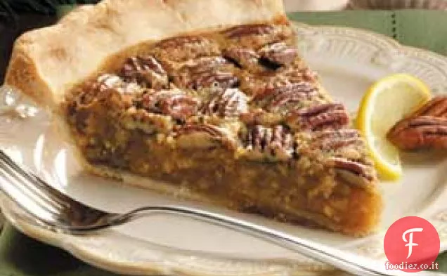 Torta al limone e noci pecan