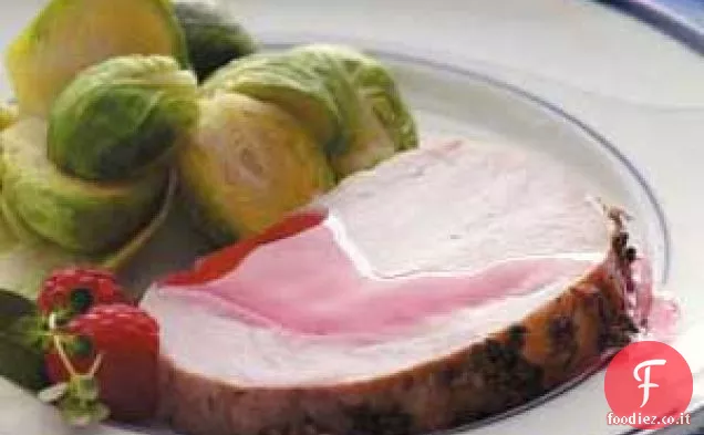 Maiale arrosto al lampone