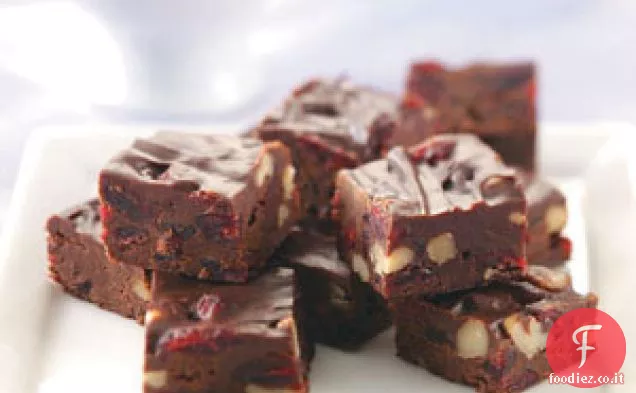 Fudge al mirtillo rosso