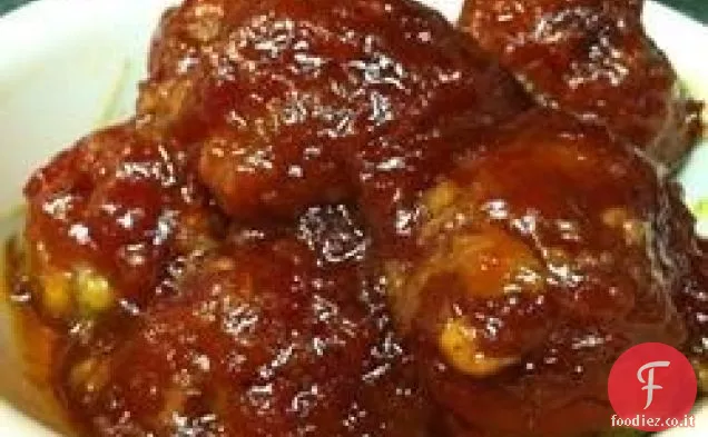 Polpette al barbecue al forno