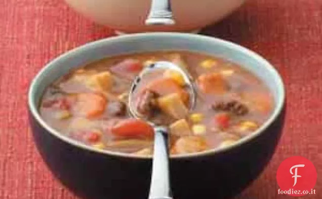 Zuppa di manzo in fretta
