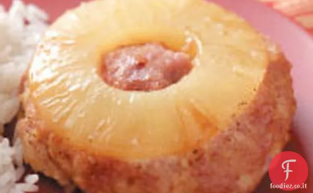 Pagnotte di prosciutto all'ananas