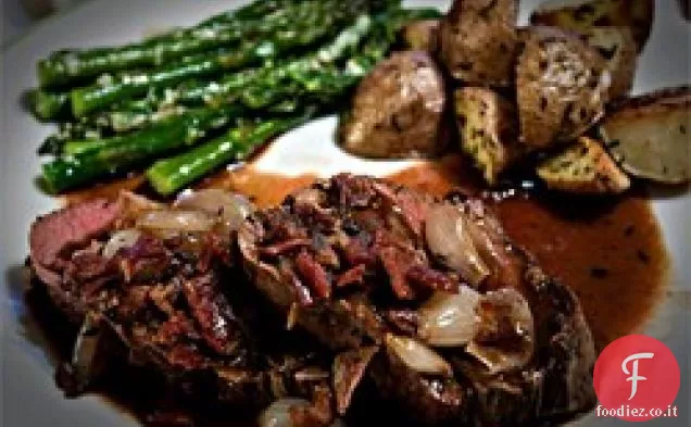Filetto di manzo con scalogno arrosto