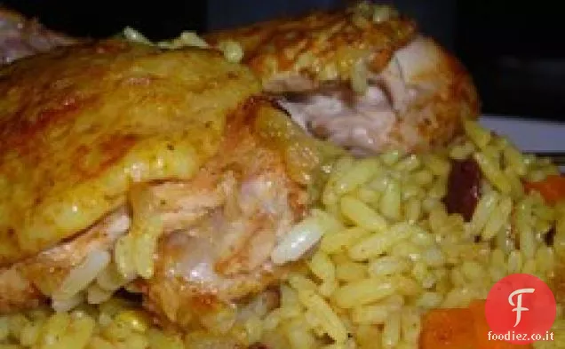 Pollo e riso Bombay