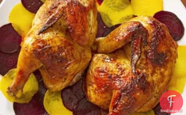 Pollo affumicato all'aglio e spezie