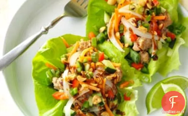 Involtini di lattuga e maiale vietnamiti