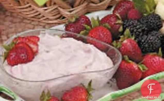 Salsa di fragole e frutta