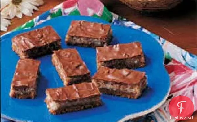 Barrette di cioccolato e cocco