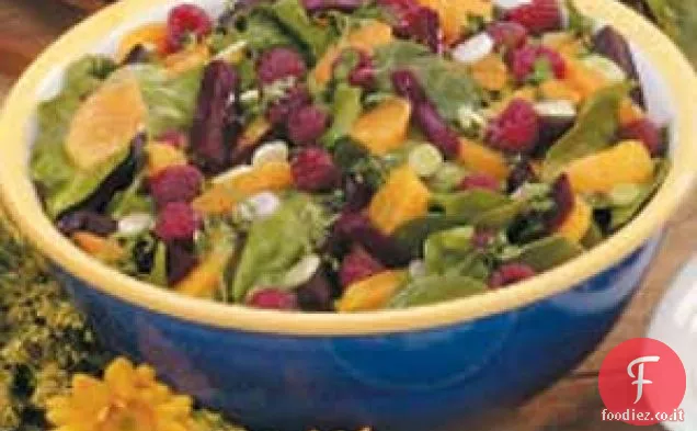 Insalata di barbabietole e spinaci