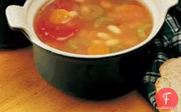 Zuppa di fagioli contadina