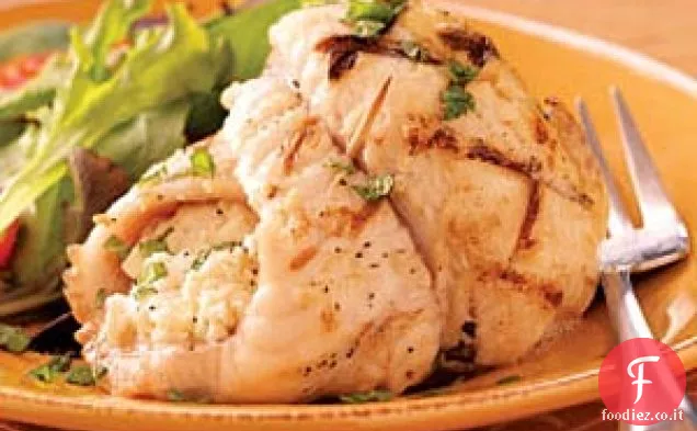 Pesce gatto alla griglia alla greca