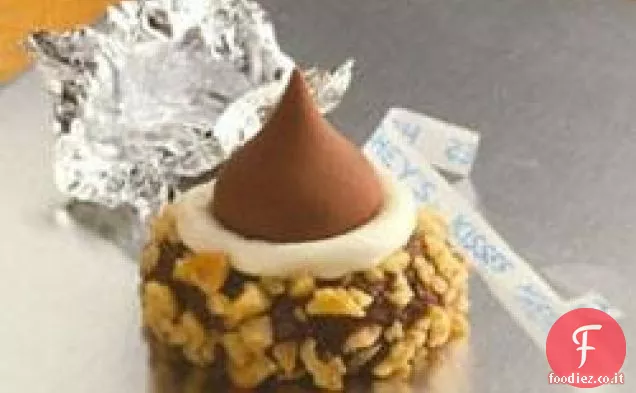 Biscotti al cioccolato con impronta digitale