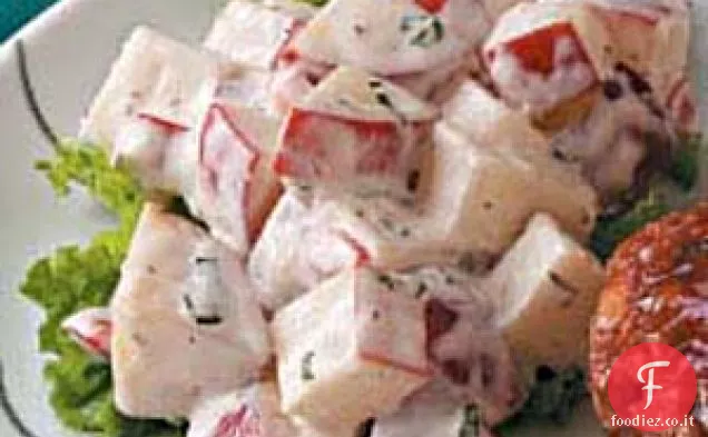 Insalata di patate all'aglio e ranch