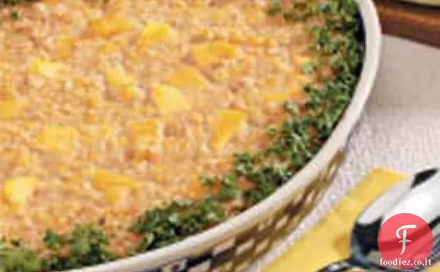 Mais gratinato al mango